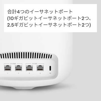 Amazon Wi-Fiルーター 688Mbps＋6.9Gbps＋13.6Gbps eero Max 7 [Wi-Fi