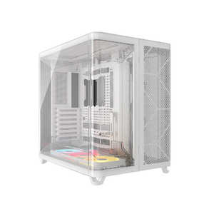 コルセア CORSAIR AIR 5400 LX-R iCUE LINK Tempered Glass Mid-Tower White CC-9011321-WW コルセア CORSAIR AIR 5400 LX-R iCUE LINK Tempered Glass Mid-Tower White CC-9011321-WW