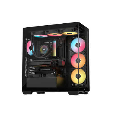 こぽりな CORSAIR コルセア 3500X RS-R ARGB Mid-Tower Black CC-9011322-WW