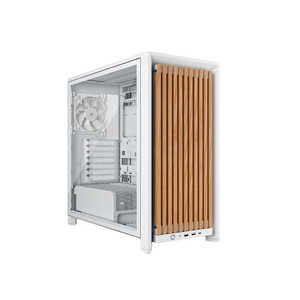 �R���Z�A CORSAIR FRAME 4000D WOOD RS Modular Mid-TowerWhite �� Oak CC-9011341-WW
