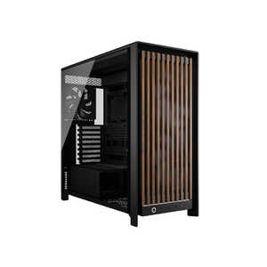 �R���Z�A CORSAIR FRAME 5000D WOOD RS Performance Mid-TowerBlack/Walnut CC-9011353-WW