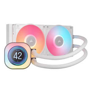 コルセア CORSAIR iCUE LINK TITAN 240 RX RGB LCD -White- CW-9061025-WW コルセア CORSAIR iCUE LINK TITAN 240 RX RGB LCD -White- CW-9061025-WW