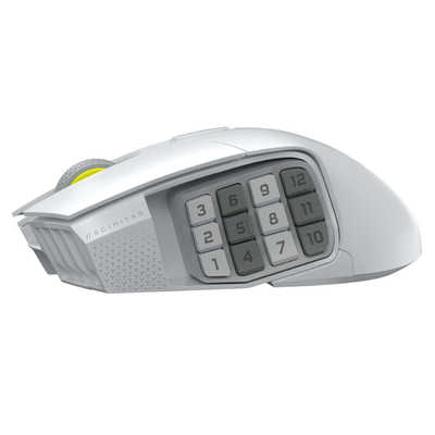 コルセア　CORSAIR　SCIMITAR ELITE WL SE SCIMITAR ELITE WIRELESS SE MMO Gaming Mouse – White