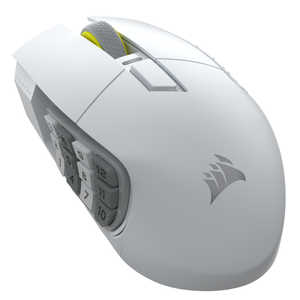 륻 CORSAIR ߥ󥰥ޥ SCIMITAR ELITE WL SE  ؼ / ̵(磻쥹) / 16ܥ / BluetoothUSB  WH CH9314011AP