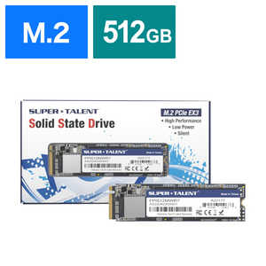SUPERTALENT M.2 NVMe SSD 512GB FPI512MWR7֥Х륯ʡ
