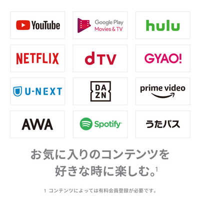 GOOGLE Chromecast (クロームキャスト)チャコール GA00439-JP の通販 ...