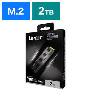LEXAR 内蔵SSD PCI-Express接続 Lexar NM790 with Heatsink M.2 SSD [2TB /M.2]｢バルク品｣ LNM790X002T-RN9NG