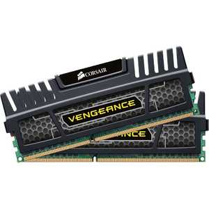 コルセア　CORSAIR 増設用メモリ デスクトップ用 DDR3 - 1600 240pin DIMM（4GB 2枚組） CORSAIR Vengeance ブラック CMZ8GX3M2A1600C9