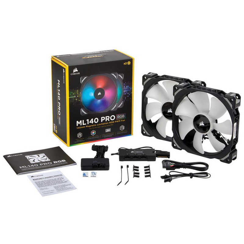 Corsair ケースファン Ml140 Pro Rgb 2 Fan Pack With Lighting Node Co Ww Rgb Led の通販 カテゴリ パソコン 周辺機器 プリンター Corsair 家電通販のコジマネット 全品代引き手数料無料