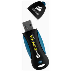 コルセア　CORSAIR USBメモリ Flash voyager ブルー [64GB /USB3.0 /USB TypeA /キャップ式] CMFVY3A64GB
