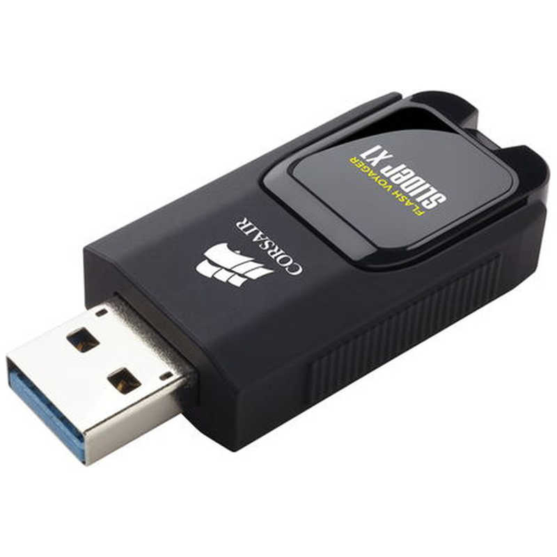 コルセア　CORSAIR コルセア　CORSAIR USBメモリ Flash Voyager Slider ブラック [256GB /USB3.0 /USB TypeA /スライド式] CMFSL3X1-256GB CMFSL3X1-256GB