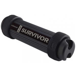 CORSAIR USBメモリ Flash Survivor ブラック [128GB /USB3.0 /USB TypeA /キャップ式] CMFSS3B128GB