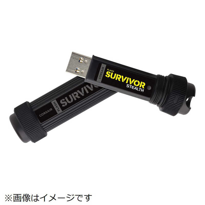 コルセア　CORSAIR コルセア　CORSAIR USBメモリ Flash Survivor ブラック [256GB /USB3.0 /USB TypeA /キャップ式] CMFSS3B-256GB CMFSS3B-256GB