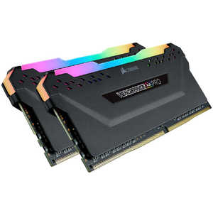 コルセア　CORSAIR 増設用メモリ VENGEANCE RGB PRO ブラック[DIMM DDR4 /8GB /2枚] CMW16GX4M2C3600C18