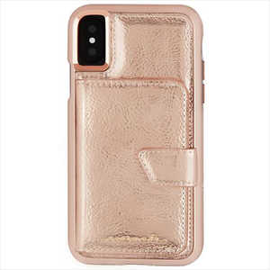 CASEMATE iPhoneXS/X用コンパクトミラーケース ローズゴールド CM036286/RGD