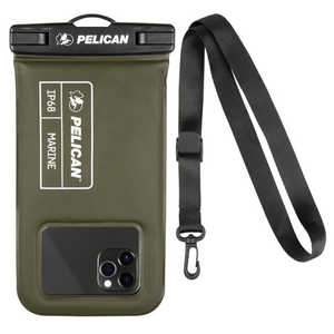 ペリカン スマートフォン用防水・防塵ケース IP68規格 Pelican Marine Waterproof Floating Pouch Olive Green PP043304