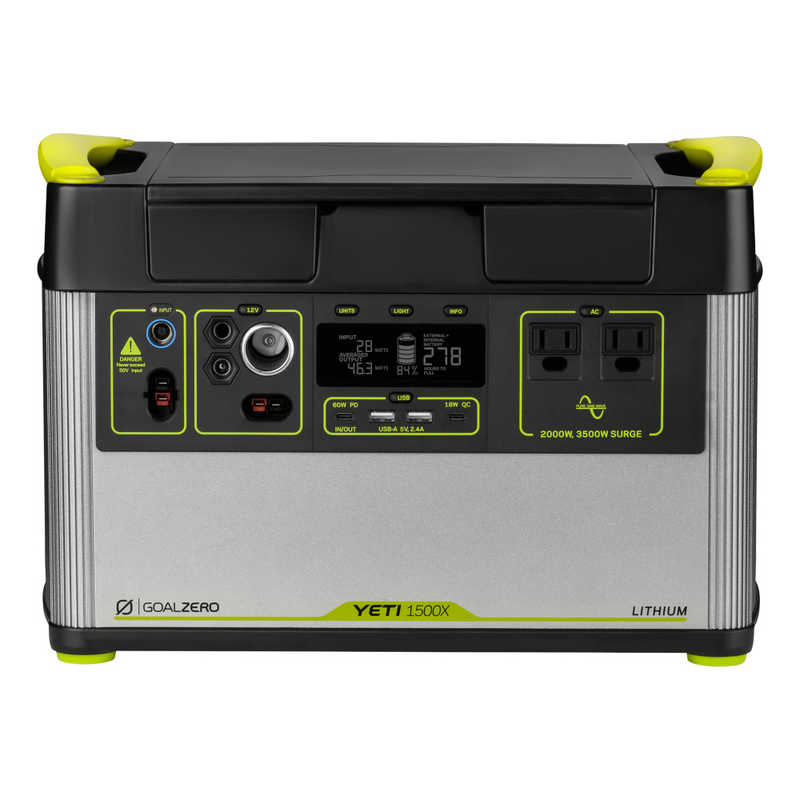 GOALZERO GOALZERO ポータブル電源 YETI 1500X 120V power station [1516Wh /ソーラーパネル(別売)]  36300 36300