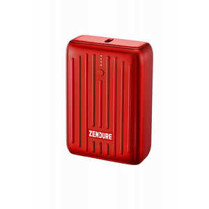 ZENDURE ZENDURE SUPER Mini モバイルバッテリー レッド [10000mAh /USB Power Delivery対応 /2ポート /充電タイプ] ZDSM10PD-RD