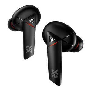 XROUND ゲーミングヘッドセット ワイヤレス（Bluetooth）/イヤホンタイプ ブラック XRDXAW01