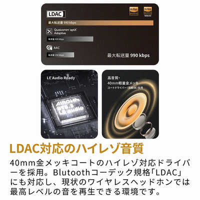 XROUND VOCA MAX (ヴォカマックス) ブルートゥースヘッドホン 航空機用