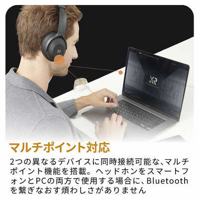 XROUND VOCA MAX (ヴォカマックス) ブルートゥースヘッドホン 航空機用