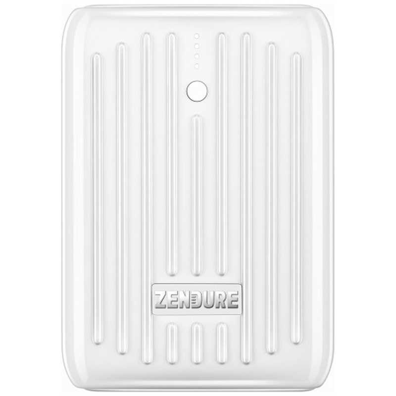 ZENDURE ZENDURE ZENDURE SUPER Mini モバイルバッテリー ホワイト [10000mAh /USB Power Delivery対応 /2ポート /充電タイプ] ZDSM10PD-W ZDSM10PD-W