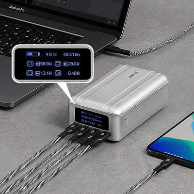 ZENDURE SuperTank Pro シルバー 26800mAh /USB Power Delivery