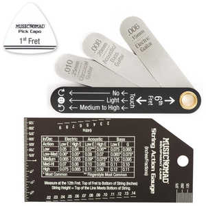 MUSICNOMAD TRUSS ROD GAUGE & STRING ACTION GAUGE COMBO BUNDLE MN614