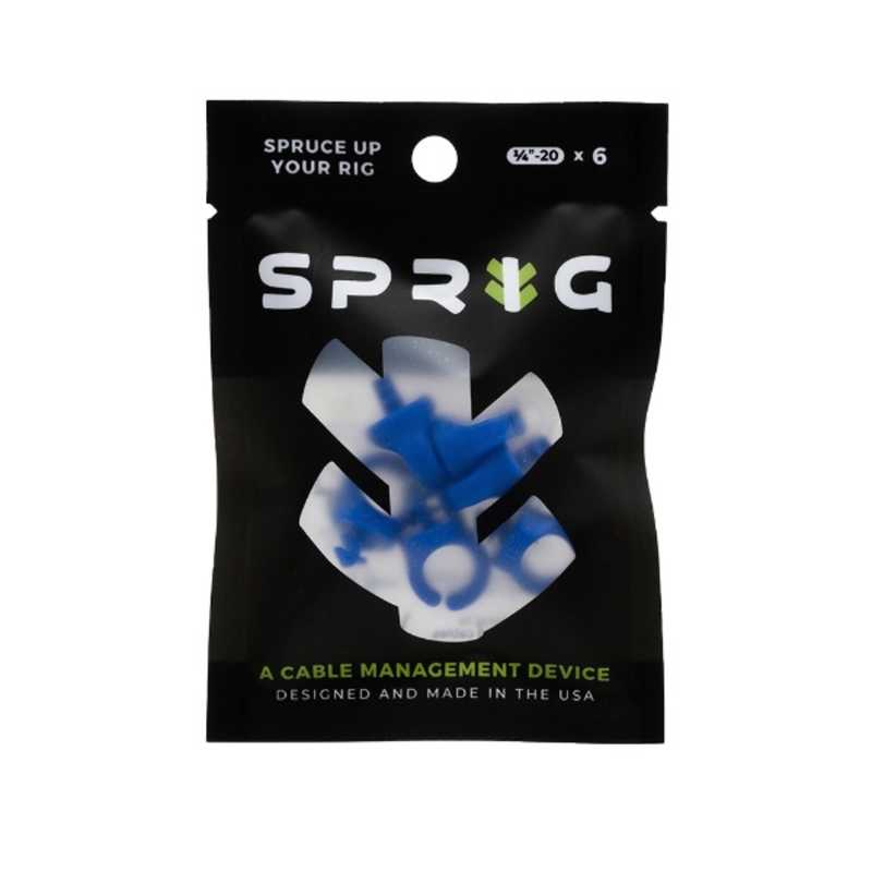 SPRIG SPRIG スプリッグ 1/4-20 （6個入） (ブルー) S6PK1420BL S6PK1420BL