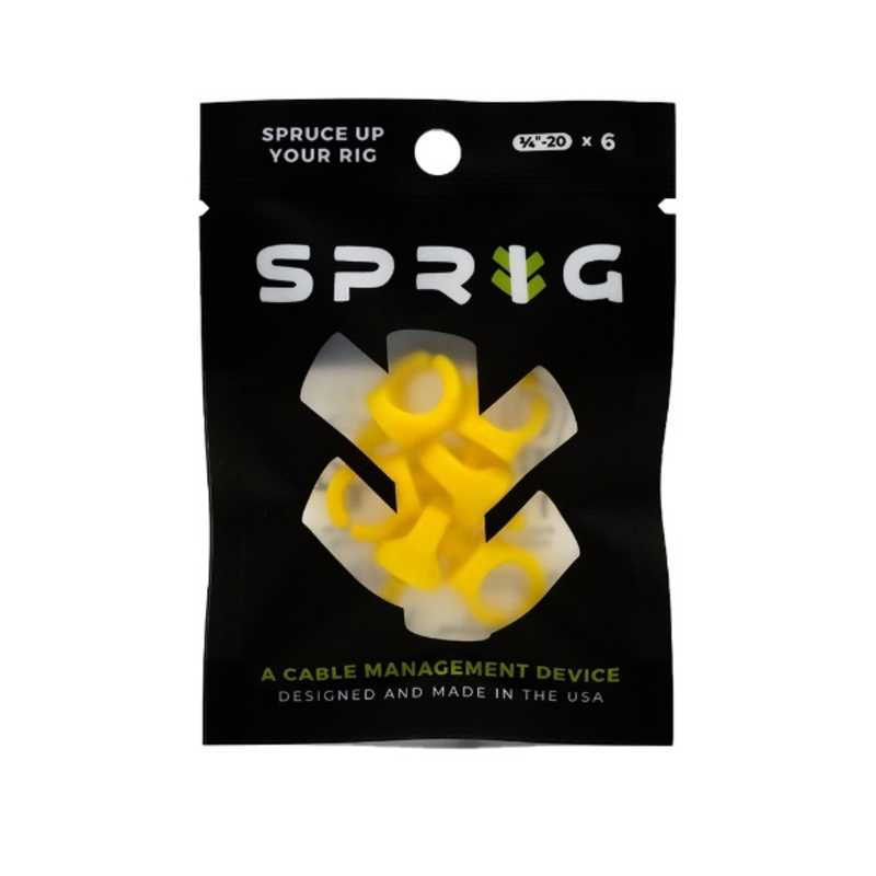 SPRIG SPRIG スプリッグ 1/4-20 （6個入） (イエロー) S6PK1420Y S6PK1420Y