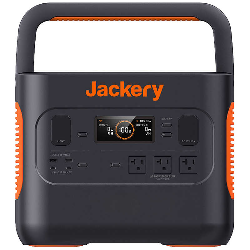 JACKERY JACKERY ポータブル電源 2000 Pro  [2160Wh/8出力 /ソーラーパネル(別売)]  JE2000A JE2000A