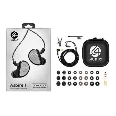 Aspire [64A-7440] Aspire1 ほぼ新品・保証26年10月・64AUDIO 1 -ミックスウェーブ株式会社 Audio 64 - イヤホン