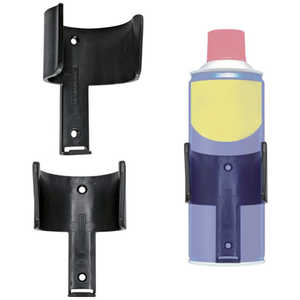 STEALTHMOUNTS スプレー缶ホルダー(2個入り) ブラック OMCANBLK2