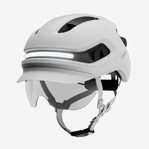 UNIT1 ���]�ԗp�w�����b�g AURA �I�[�� MIPS SMART HELMET(L�T�C�Y�F58?61cm) CHALK AURAMIPSLCHALKV1