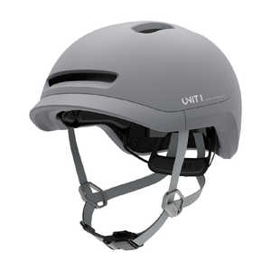 UNIT1 ���]�ԗp�w�����b�g NEON �l�I�� MIPS SMART HELMET(S�T�C�Y�F51?54cm) MINERAL GRAY NEONMIPSSMGRYV1