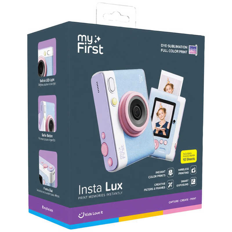 MYFIRSTJAPAN MYFIRSTJAPAN マイファースト myFirst ［マイファーストカメラ Insta LUX］ コットンキャンディー FC2801SA-CC01 FC2801SA-CC01