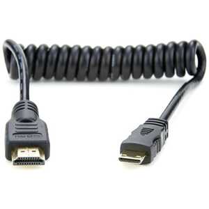 ȥ⥹ 1 X Coiled Mini HDMI to Full HDMI֥(30cm) ATOMCAB008