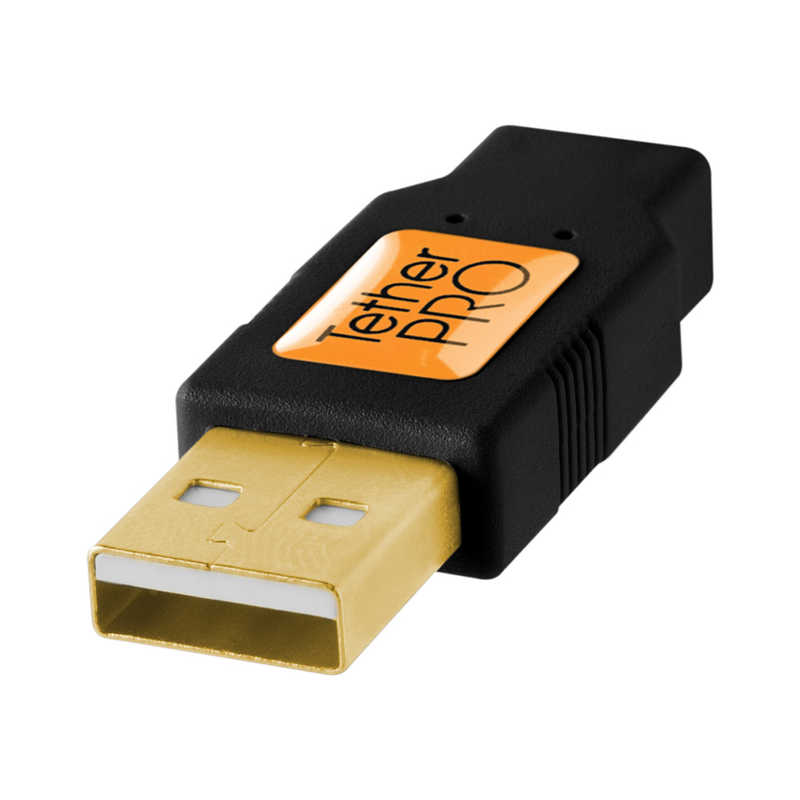 テザーツールズ テザーツールズ TetherPro USB 2.0 male to Mini-B 5 pin 15 BLK CU5450 CU5450
