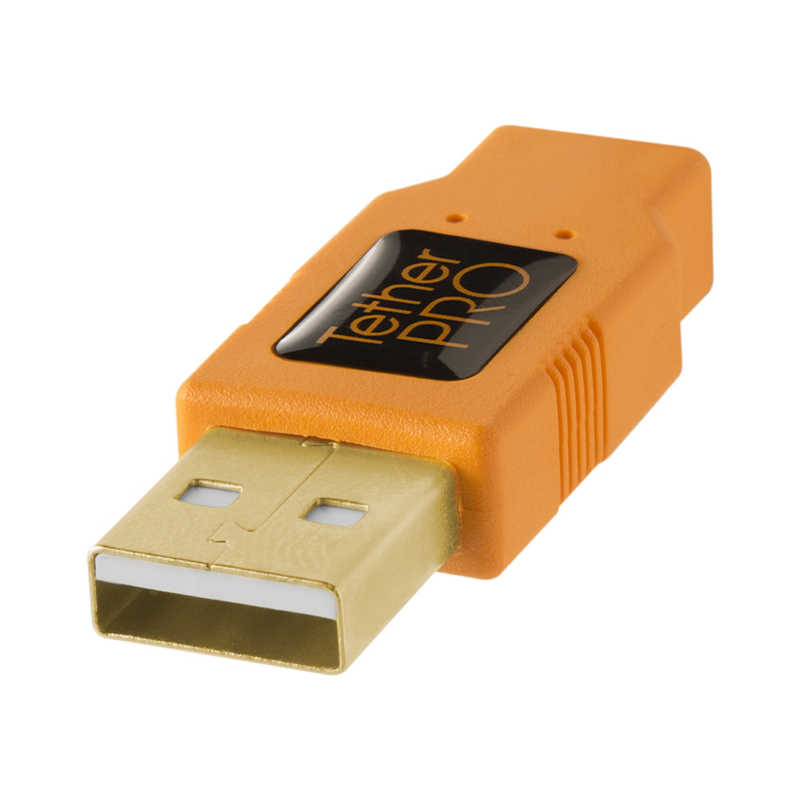 テザーツールズ テザーツールズ TetherPro USB 2.0 male to Mini-B 5 pin 15 Orang CU5451 CU5451