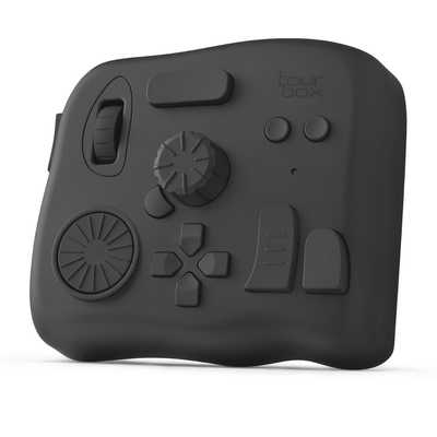 TourBox Elite ブラック 本体とガイド付き TourBox EliteーーBluetooth対応、各分野のプロフェッショナルも