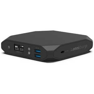 OMNICHARGE ポータブル電源 ブラック [20400mAh /USB Power Delivery･Quick Charge対応 /4ポート /充電タイプ] OP2CC006