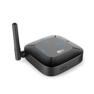 MEEAUDIO Connect Hub Bluetoothオーディオトランスミッター&レシーバー(送信機、受信機) ブラック AFCHBK