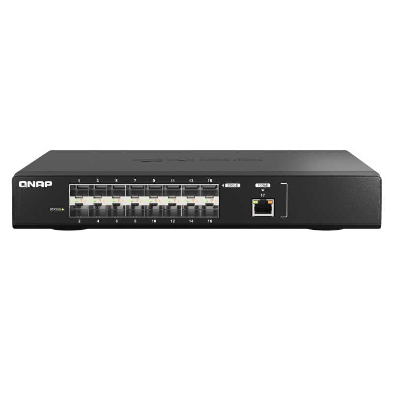QNAP QNAP QNAP スイッチングHUB ［25GbEファイバーマネージドスイッチ 17ポート］ QSW-M5216-1T QSW-M5216-1T