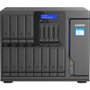 QNAP NAS ［ストレージ無 / 16ベイ(3.5inch x12 ＋ 2.5inch x4)］ ［据え置き型］ TS-1655-8G