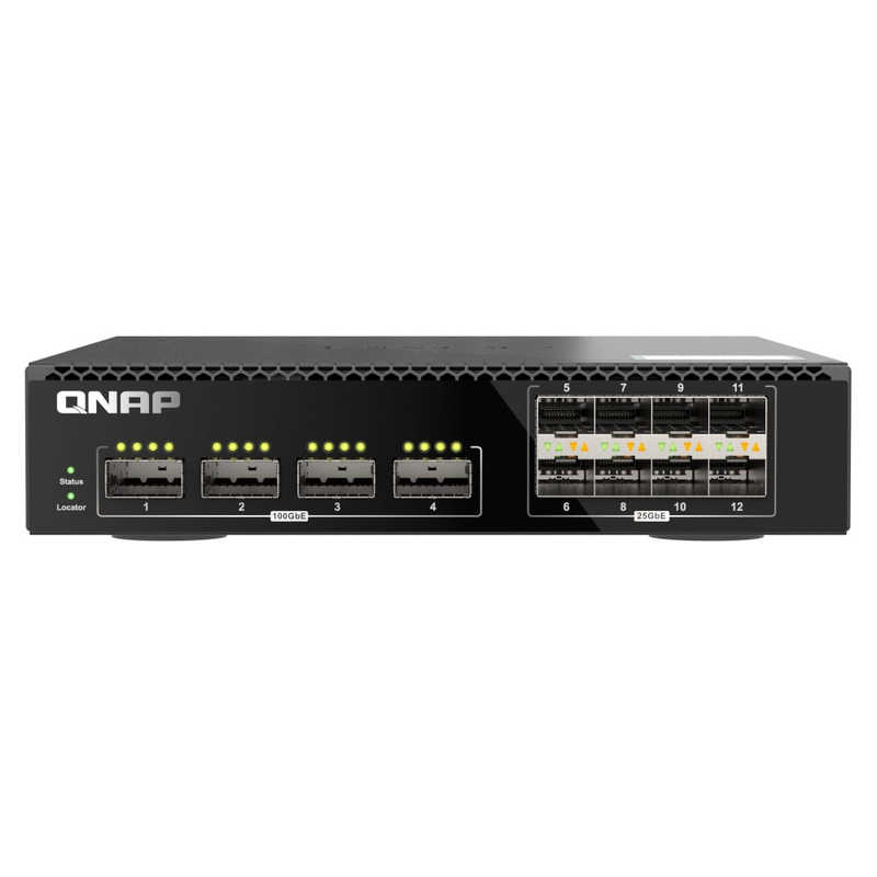 QNAP QNAP スイッチングハブ ［12ポート /QSFP28、SFP28］ QSW 100GbE スイッチ QSW-M7308R-4X QSW-M7308R-4X