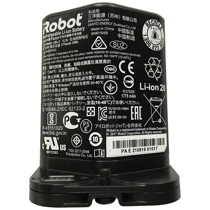 iRobot　アイロボット iRobot　アイロボット リチウムイオンバッテリー 4650149 4650149