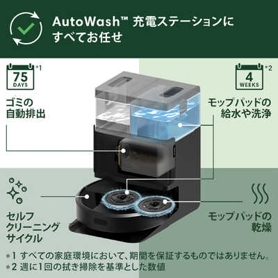 iRobot アイロボット ルンバ Plus 405 Combo ロボット + AutoWash 充電