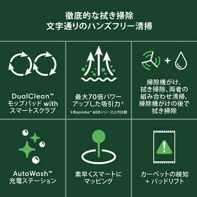 iRobot アイロボット ルンバ Plus 406 Combo ロボット + AutoWash 充電