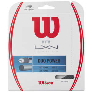 ウィルソン テニス用品 Wilson DUO POWER ALU P 125＆NXT P シルバー/ナチュラル WRZ949710