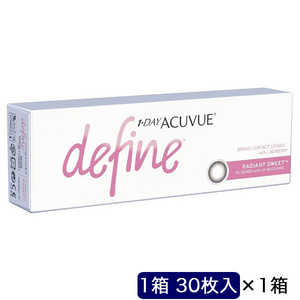 ジョンソン＆ジョンソン (度あり/-2.75) ワンデーアキュビューディファインモイスト ラディアントスウィート (BC8.5) コンタクトレンズ 